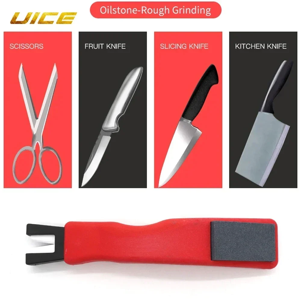 Handheld Ice Skate Edge Blade Sharpener Grindstone Sharpening Stone Tool for Ice Hockey Skates Figure Skating Blade
