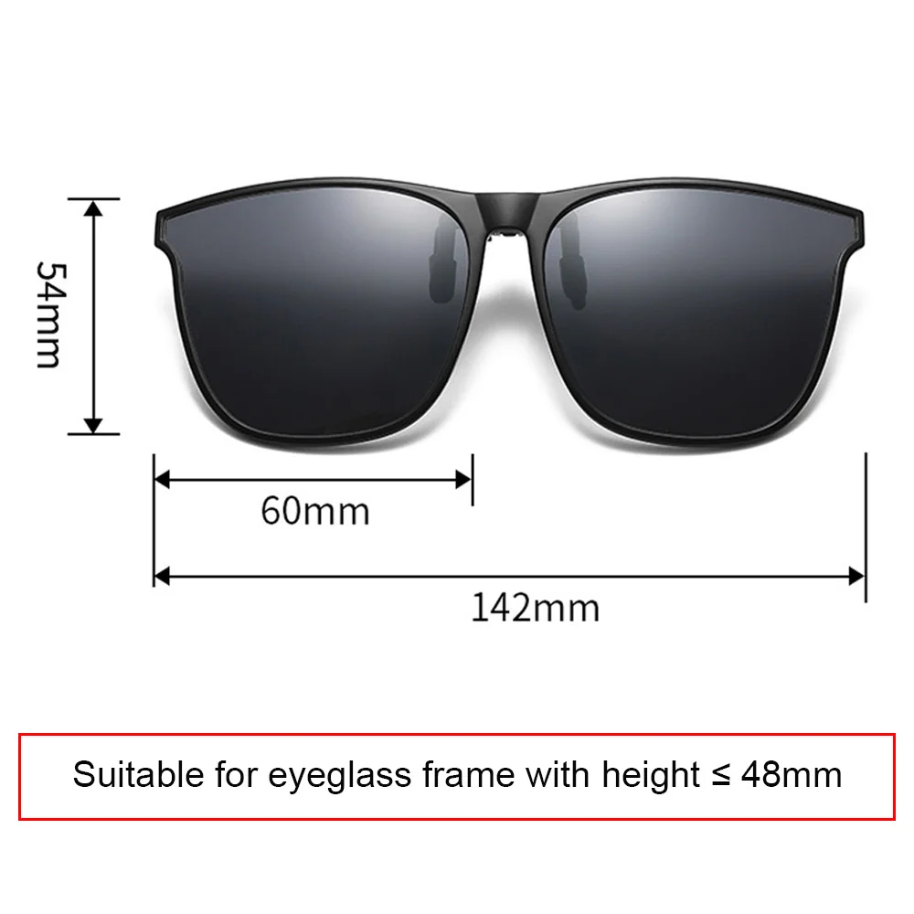 Gafas de sol con Clip para hombre y mujer, lentes de sol polarizadas que cambian de Color, fotocromáticas, Vintage, con Clip, visión nocturna, para conducir