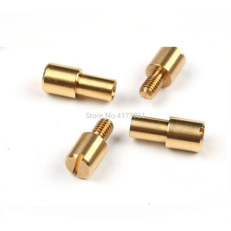 10 Miếng Đồng/Thép Không Gỉ Bu Lông Nhanh Ốc Vít Để Tự Làm Dao Chất Liệu Tay Cầm Vít Khóa Dao Trục Dây Đinh Tán