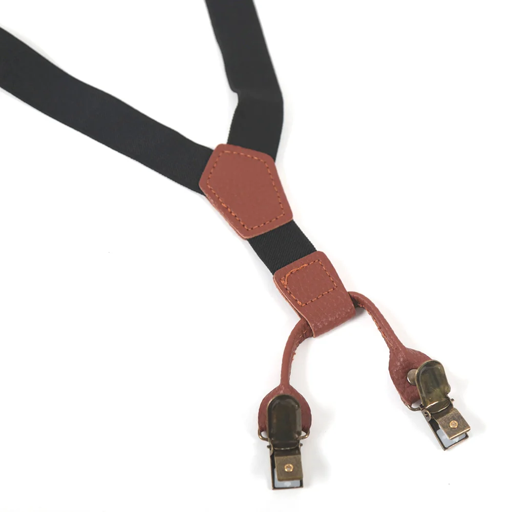 Cintura per bambini carina Ragazzi Ragazze Bretelle colorate Clip-on Y-Back Bretelle Elastico regolabile Abbigliamento formale per bambini Accessori Regalo