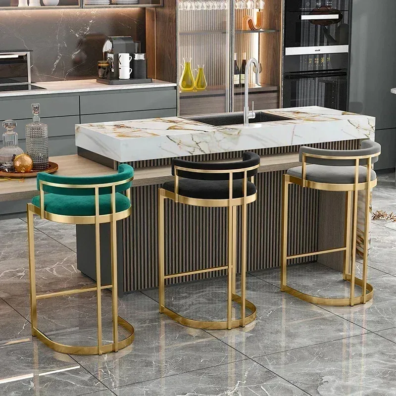 Ontwerp Ontspannen Eetkamerstoelen Elegant Ergonomisch Bruiloft Luxe Accent Buiten Eetkamerstoelen Bar Sillas De Lujos Keukenmeubilair