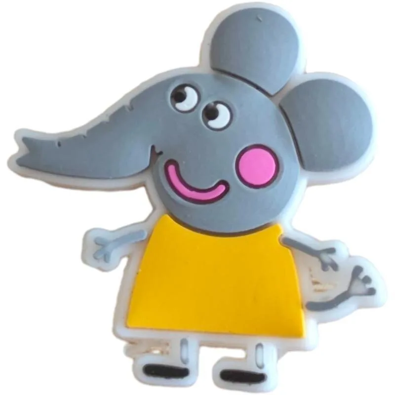 ペッパピッグ 10 個靴バックル Pvc 靴花靴装飾フェスティバルパーティー取り外し可能な靴子供の誕生日ギフト