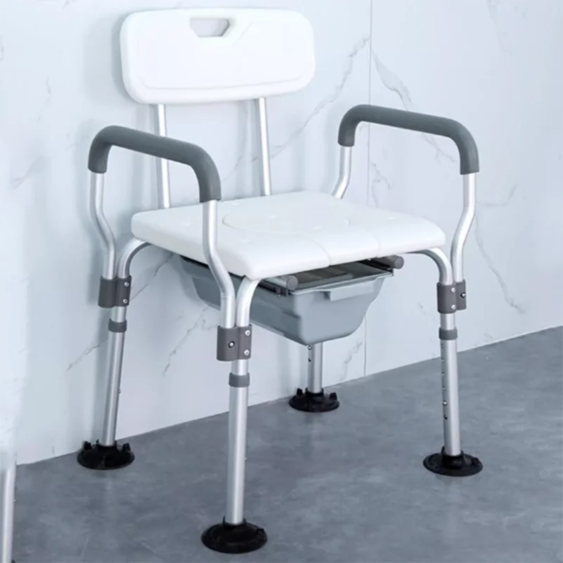 Adjustable Heights Senior Chairs Shower Chair Wheelchair Senior Chair Assist Devices Medical Durable Scooter Senior Furniture