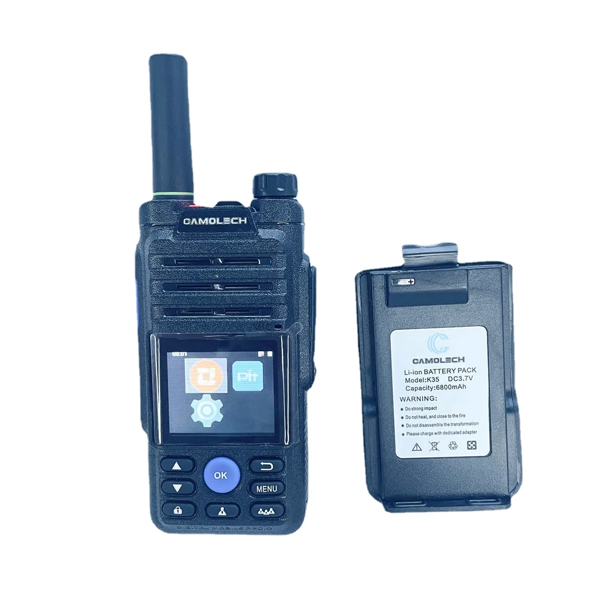Neues POC-Radio Real Ptt Zello Walkie Talkie 100 km Amateur Android Two Way Radio Fishing Network Transceiver Interphone