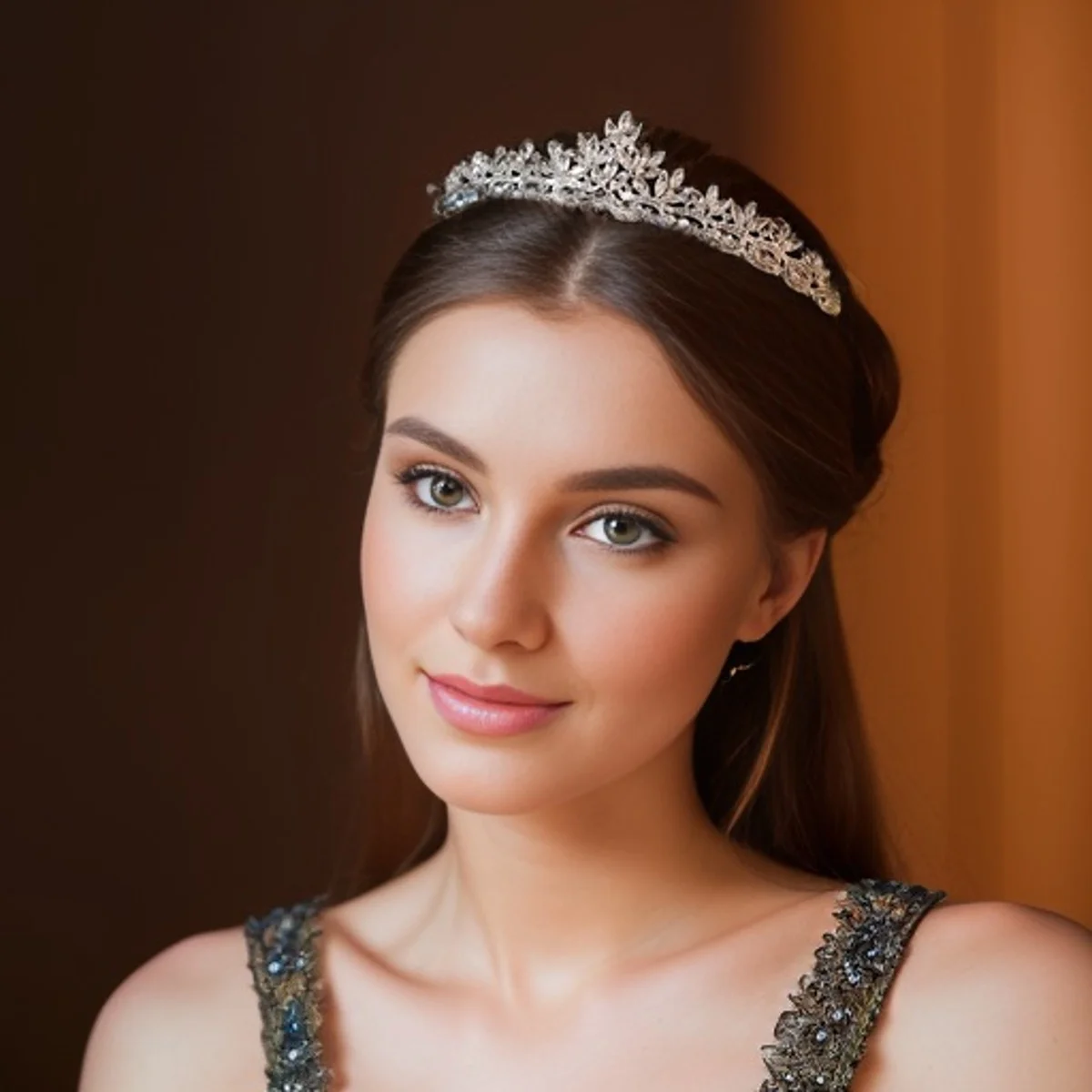 Mode Gold Silber Farbe Kristall Strass Tiaras Und Kronen Hochzeit Haar Zubehör Für Frauen Braut Prinzessin Diadems Party