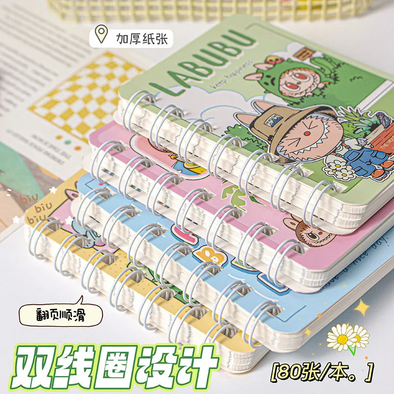 12 Pcs A7 Rollover Coil Book Student Small Notebooks Diary Portable Office Notepad  Back To School