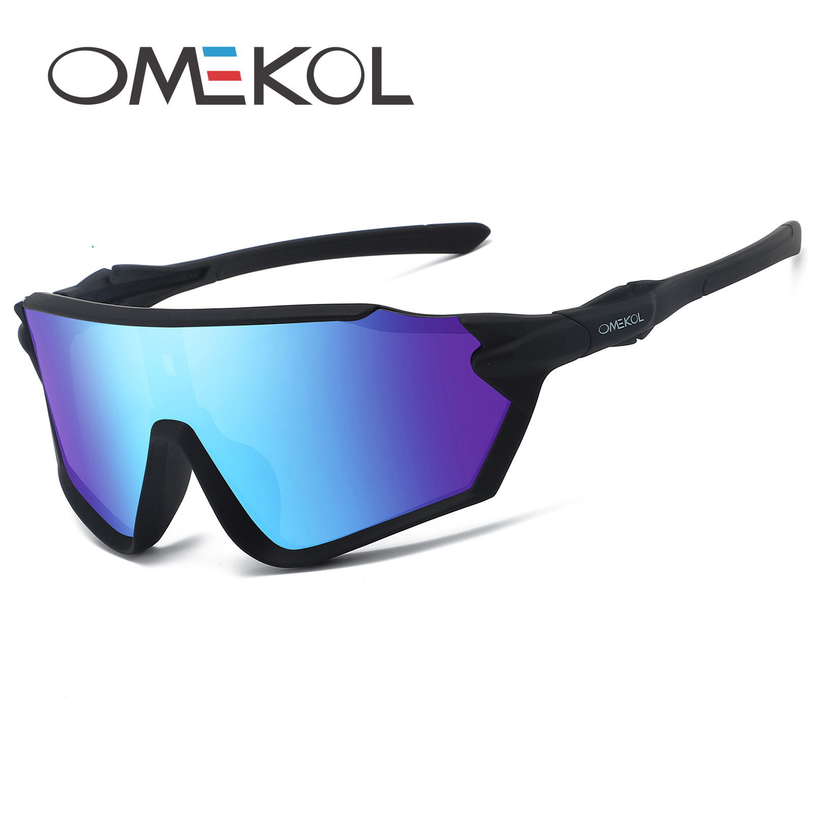 OMEKOL-Gafas de sol con protección UV400 para hombre y mujer, lentes de sol para ciclismo, pesca, béisbol, Softball, deportes al aire libre, nuevas