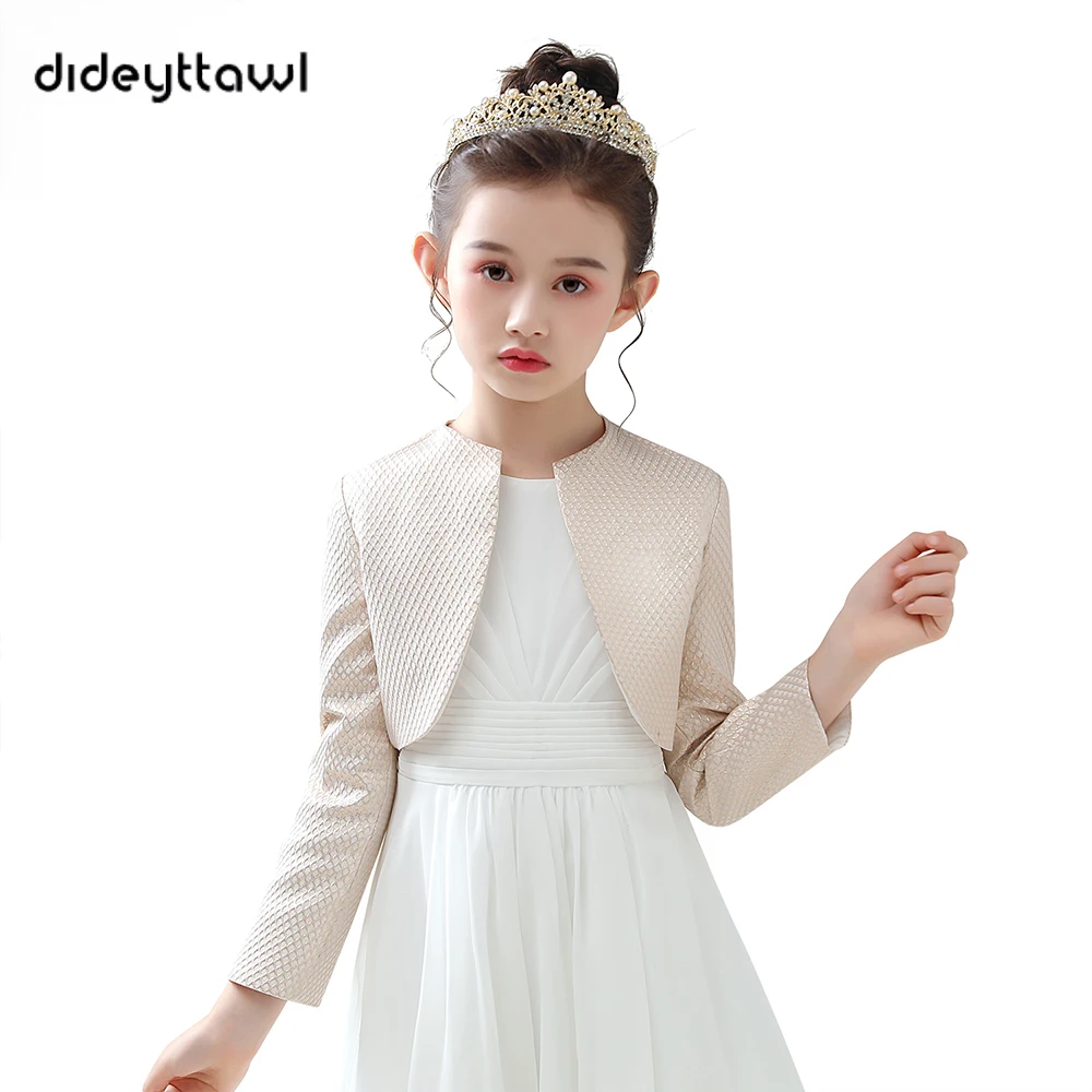 Dideyttawl 맞춤형 겨울 긴팔 소녀 코트, 따뜻한 소녀 숄, 원피스 파티 겉옷 코트, 원피스