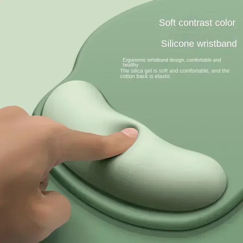 Gradient Mouse Pad Comfortable Wrist Support Non Slip Mice Mat Soft Mousepad Wrist Support Computer Silicone mouse pad