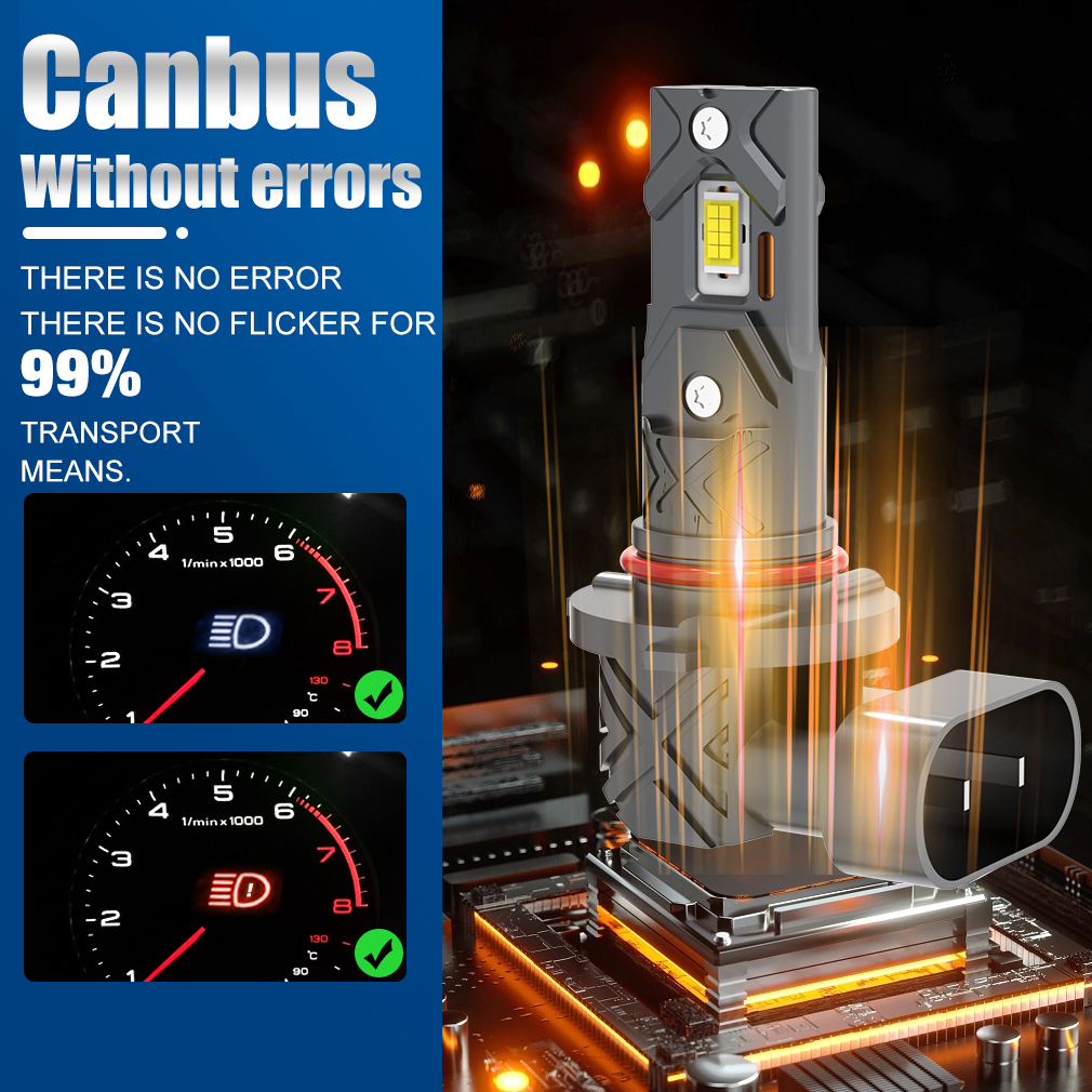 9005 лм H11 фонарь с Canbus H8 H9 H16JP 9006 HB3 6000 HB4