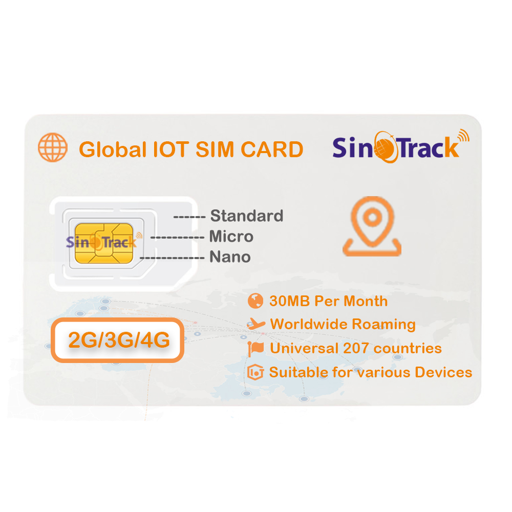 SinoTrack Global M2M 1-летняя карта SIM-карты 2G 3G 4G 30 МБ на месяц для GPS-трекерного устройства слежения Smart LOT SIM-карта ST-901L J16