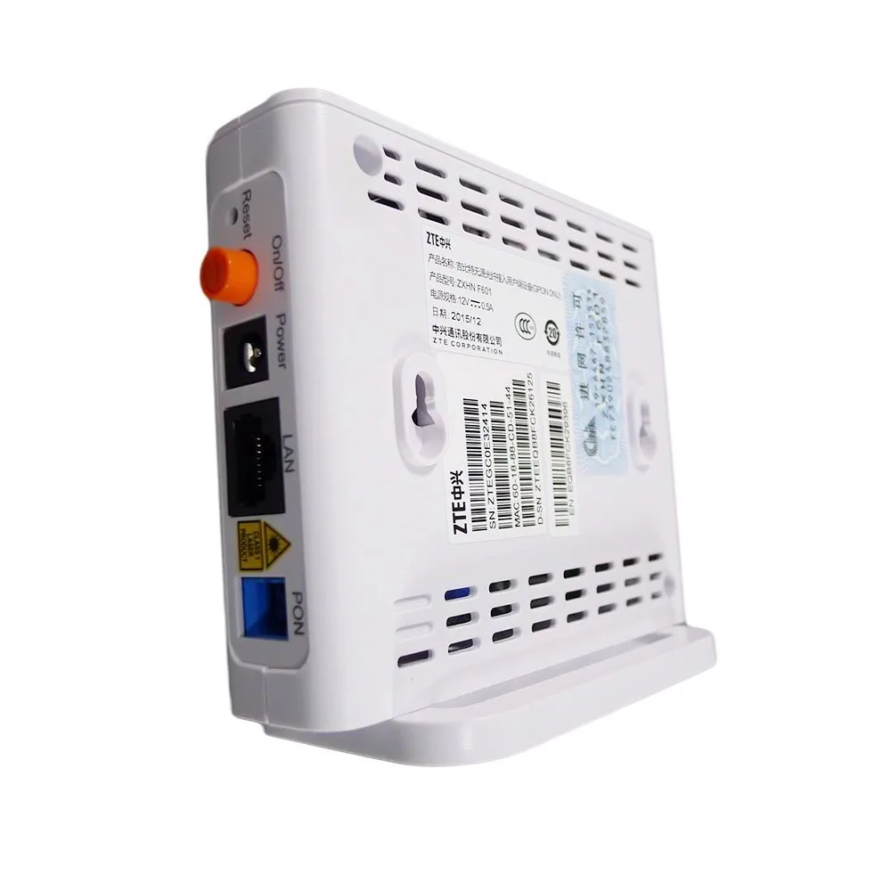 Porta blu o verde Terminale GPON ONT ZXA10 F601 GPON ONU ZXHN F601 con porta 1GE
