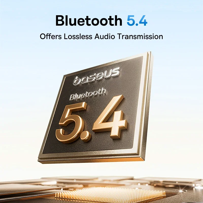 Baseus Bowie 10 Max auriculares inalámbricos 46dB auriculares híbridos con cancelación activa de ruido Bluetooth 5,4 auriculares de alta resolución LHDC 120H