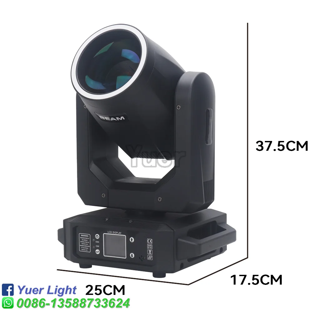 2PCS LED 200W Beam Spot Rotate 18 Prism Gobo Dekoracja ślubna Ruchoma głowica Oświetlenie sceniczne Dj KTV Dance DMX Lights Sharpy