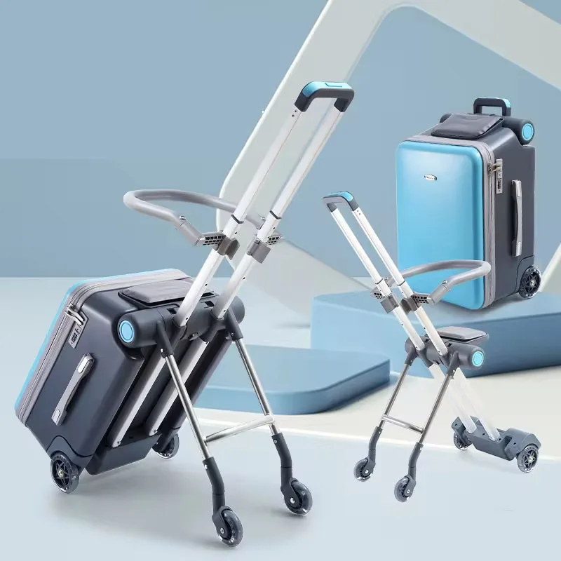 Kinder-Kinderwagen-Reisekoffer, Reiten und Sitzen, multifunktional, wasserdicht und verschleißfest, Koffer, Gepäck