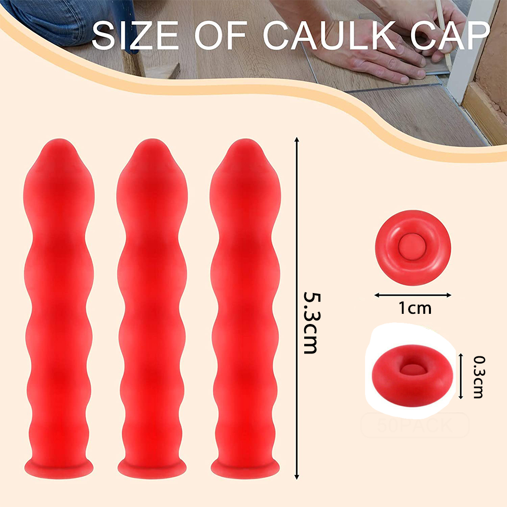 10PCS Re-Sealable Caulk Protective Cap Caulking Nozzle Caps Tube Tips Covers