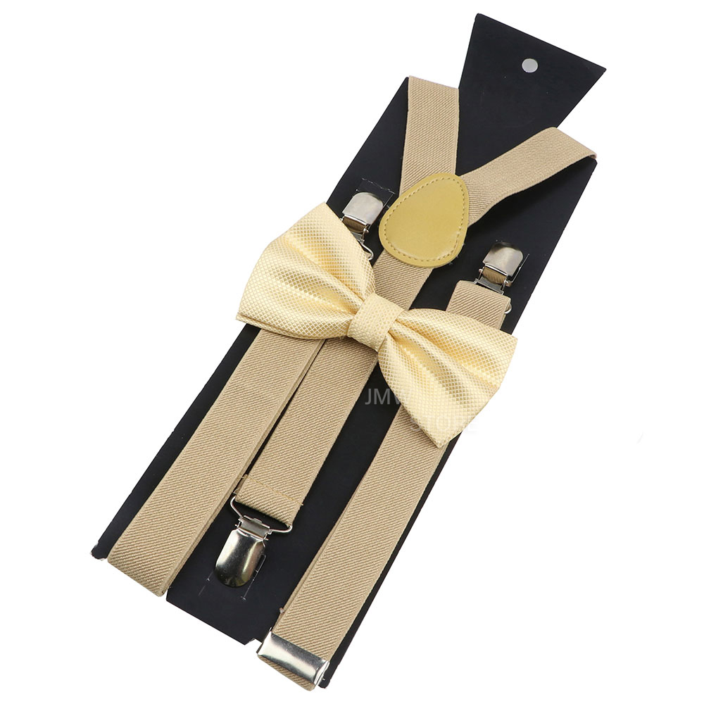 Verstelbare Elastische Lederen Bretels Bowtie Set Heren Baby Blauwe Bretels Bandjes Voor Bruiloft Y-Back Shirt Accessoires Cadeau