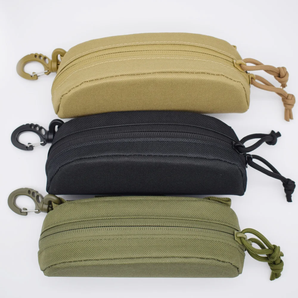 Bolsa táctica Molle para gafas de sol, riñonera EDC, utilidad, accesorios de caza del ejército, organizador, estuche para gafas