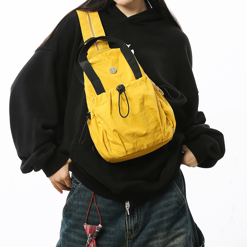 Unisex Light Chest Pack para lazer, bolsa de nylon impermeável, esportes, fitness, ciclismo, mochila versátil, ao ar livre, novo, 2024