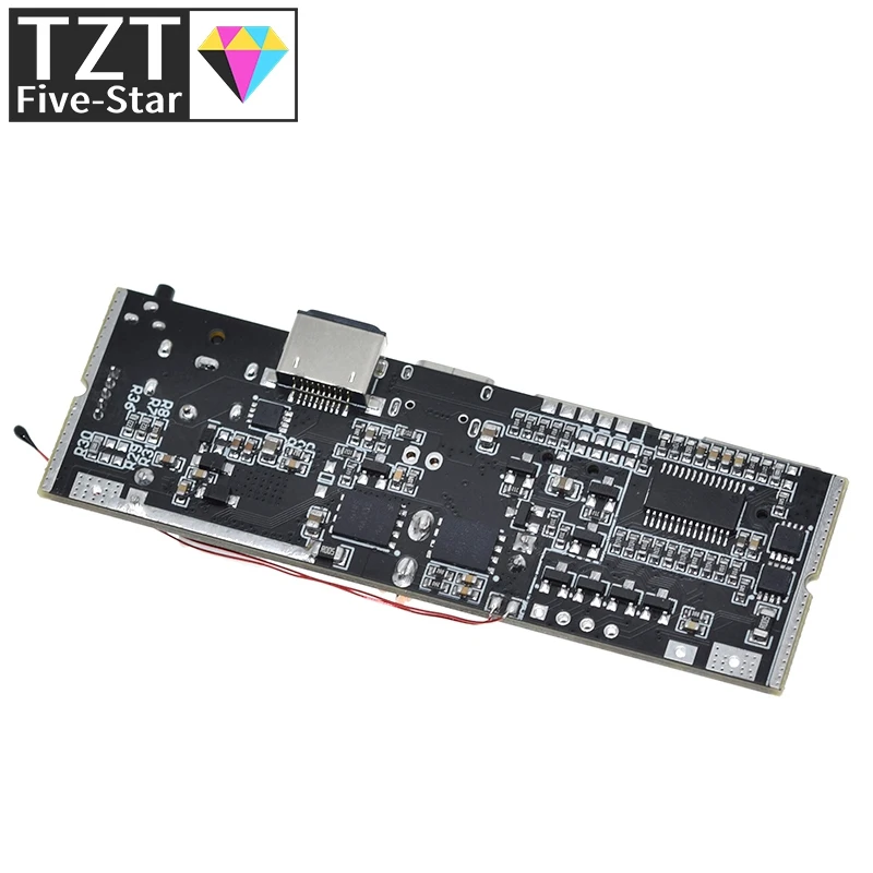 QC4.0 QC3.0 LED Dual USB PD Быстрая зарядка 5A 100 Вт Micro/Type-C USB Мобильный внешний аккумулятор 18650 Модуль зарядки Защита от температуры