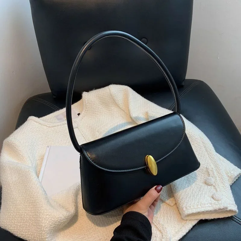 ใหม่ SAVETTE Symmetry 27 Pochette Tote กระเป๋าผู้หญิงแฟชั่นกระเป๋าสีทึบคุณภาพสูงกระเป๋าถือกระเป๋า