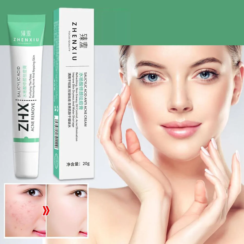 20g di acido salicilico Shrink Pore Cream eliminazione pori grandi rimuovi il viso Blackehead prodotto per la cura della pelle riparatore liscio