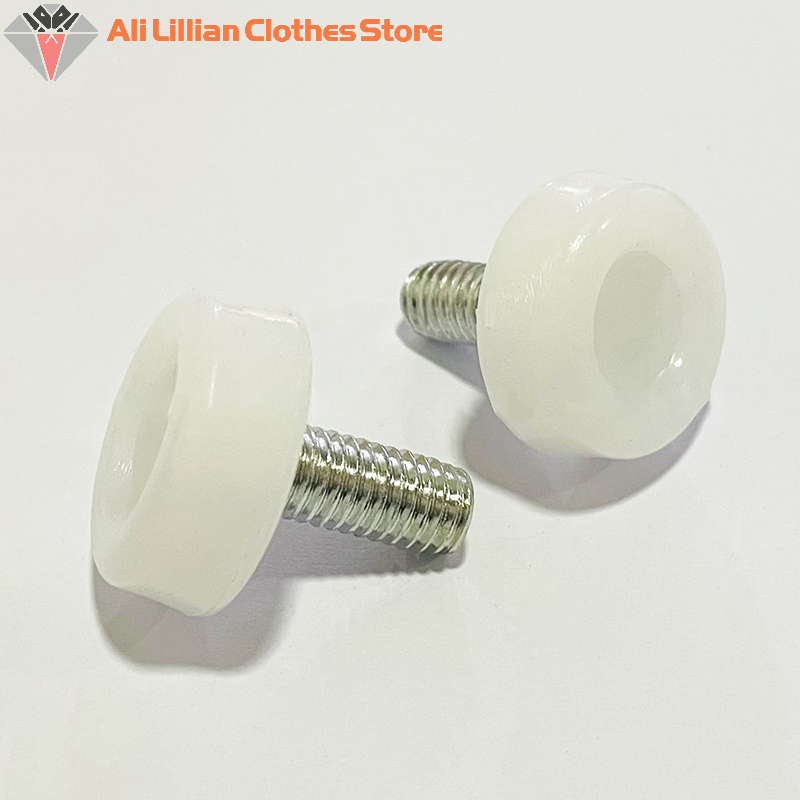 4Pcs Black White Iron Plastic Furniture Table Chair Sofa Leg Feet Adjustable Leveler Glide Slide Pad M6 M8
