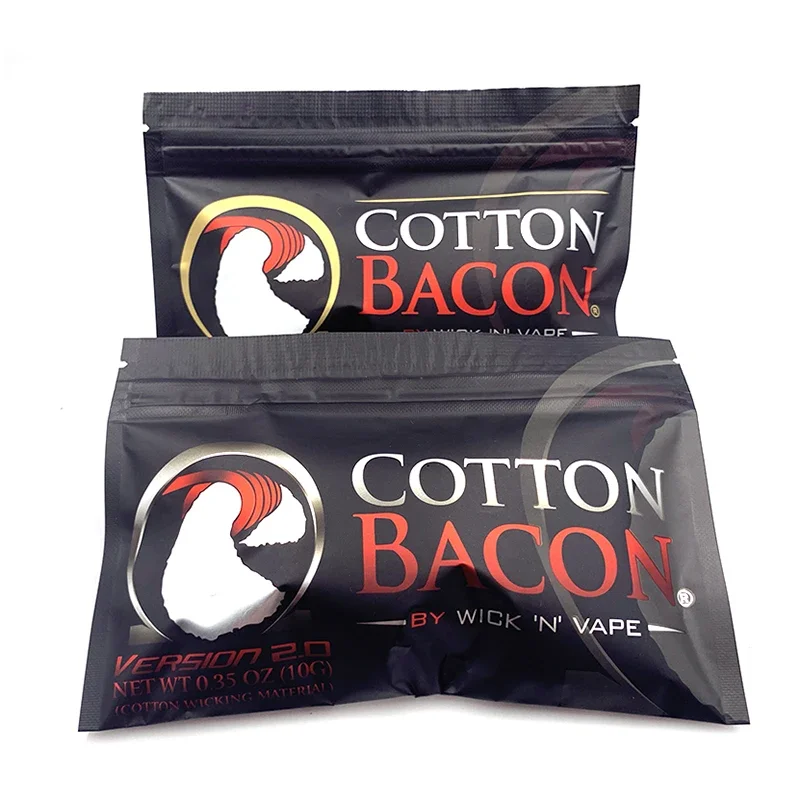 Vape Baumwolle Silber Gold Baumwolle Speck Prime V2 für RDA RTA DIY Docht Spule Zerstäuber Tank Vapor izer Zubehör