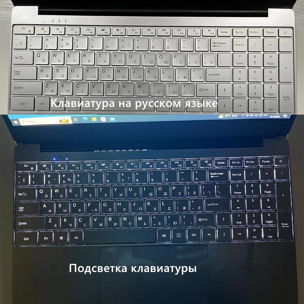 Windows 10 11 Ram 16Gb Rom 256Gb 512Gb 1Tb 2Tb Ssd Ultrabook Computer 2.4G/5.0G Wifi Bluetooth Intel N5095 Gaming Laptop