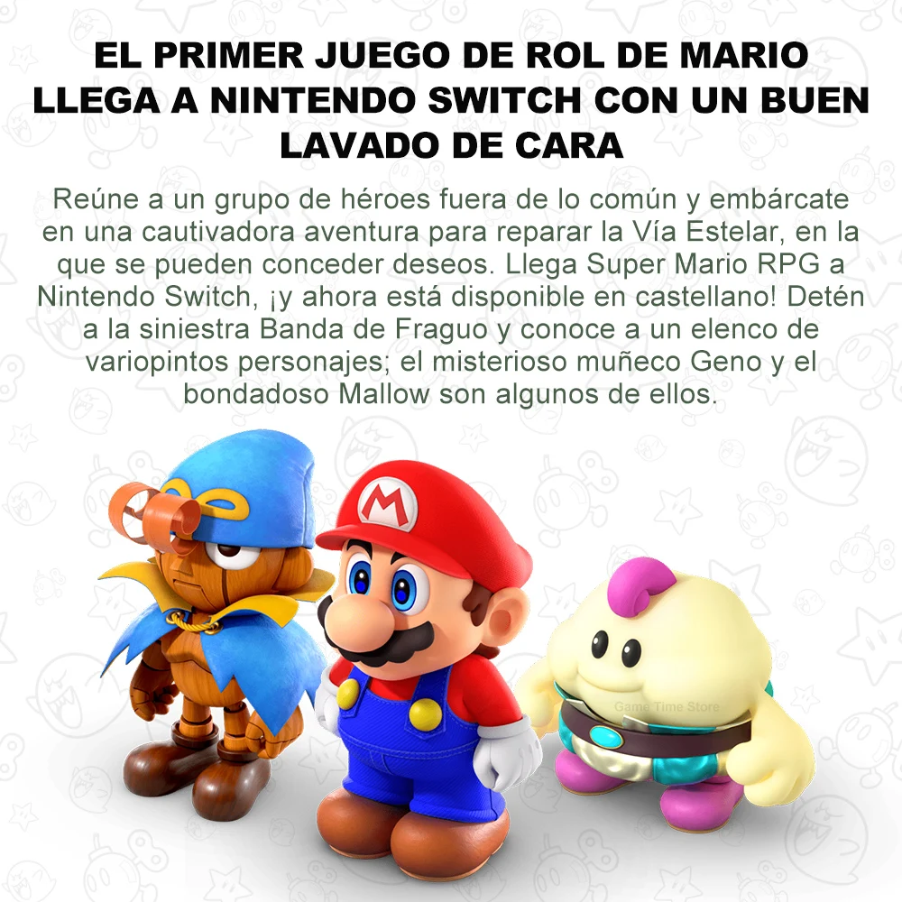 Nintendo Switch Game Deals - Super Mario RPG - Games Physical Cartridge Support TV Tabletop Handheld Mode