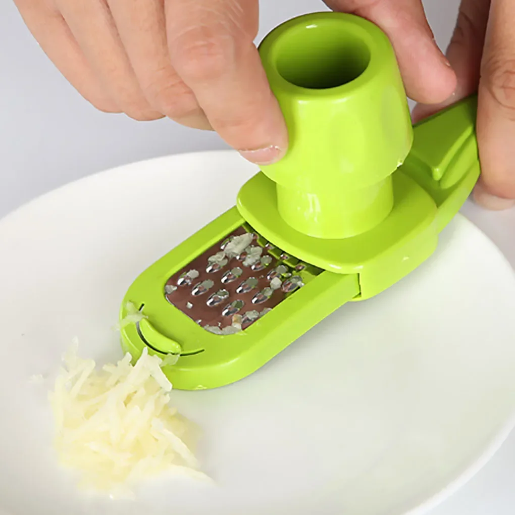 1 Stuks Knoflook Crusher Pers Multi-Functionele Handleiding Gember Knoflook Slijpen Rasp Cutter Knoflook Dunschiller Keukengereedschap