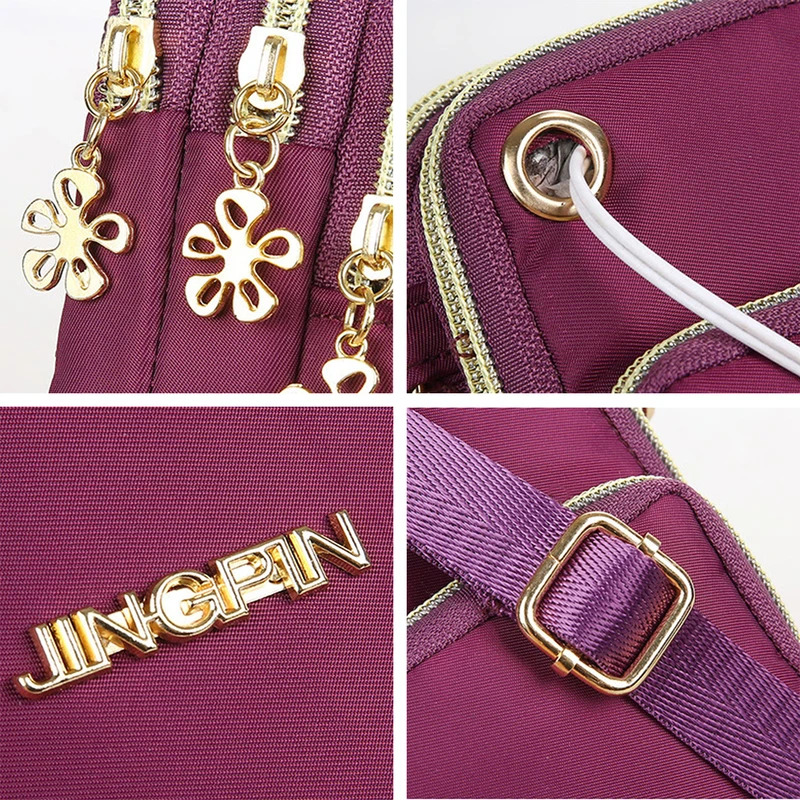 2025 Nuova mini borsa inclinata da donna, borsa per cellulare, borsa per soldi per mamma alla moda