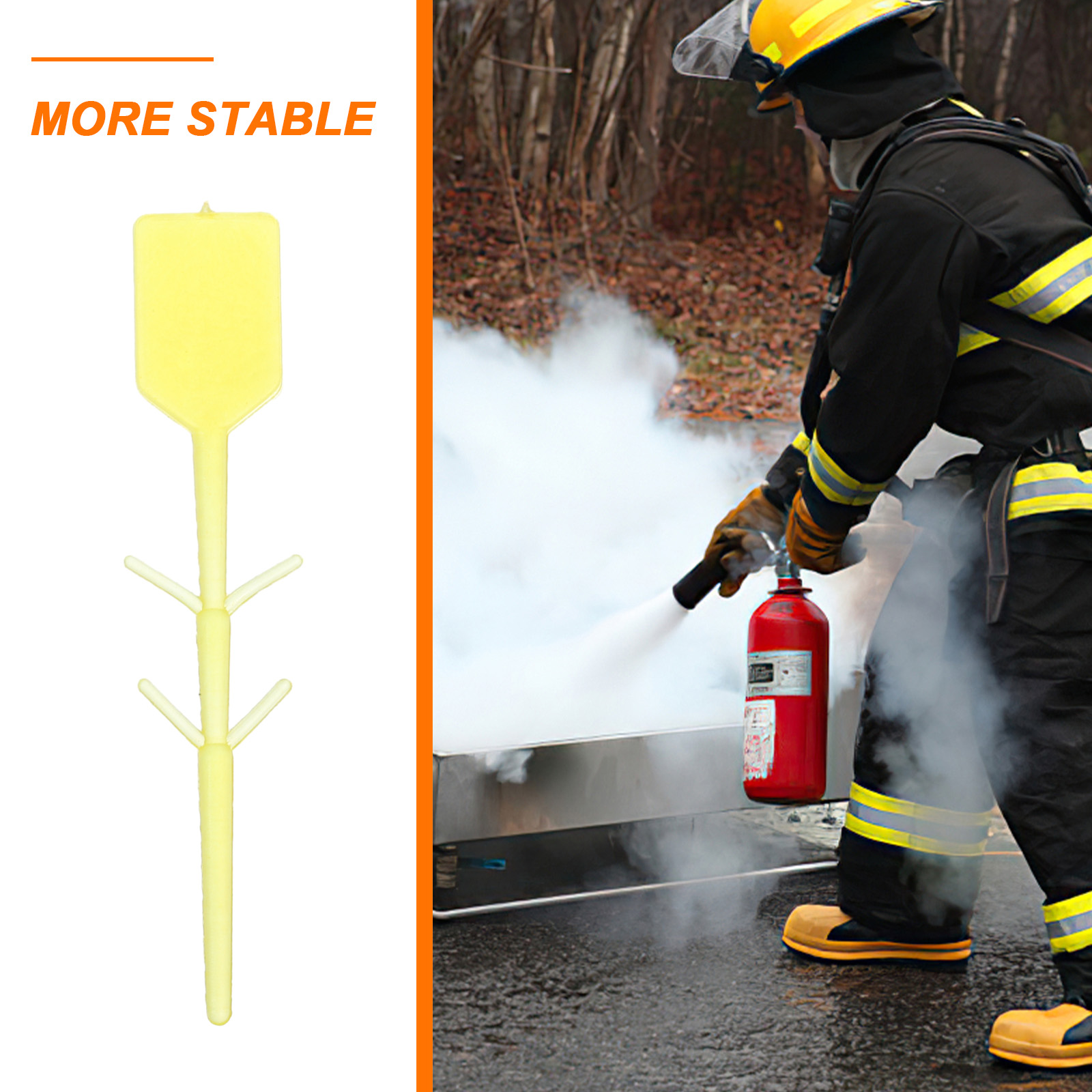 2000 Pcs Extinguisher Accessories Yellow Plastic Lock Pin Seal Safety Pull for Fire Equipment Lasting Dependable Easy