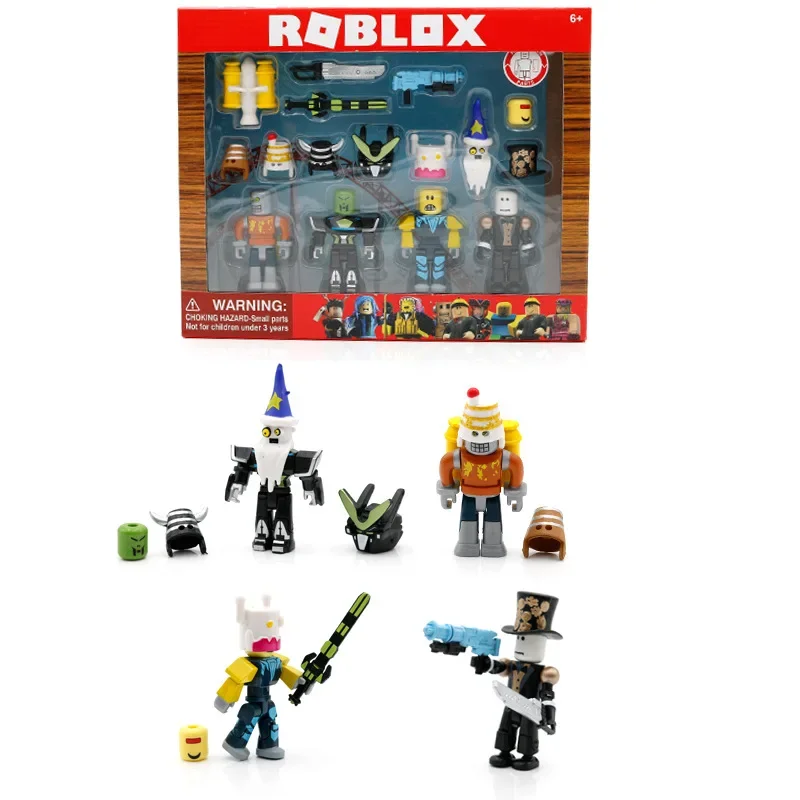 Roblox Game Robot World Champion Style Набор игрушек с аксессуарами Пластиковый персонаж из мультфильма Детский подарок на Рождество