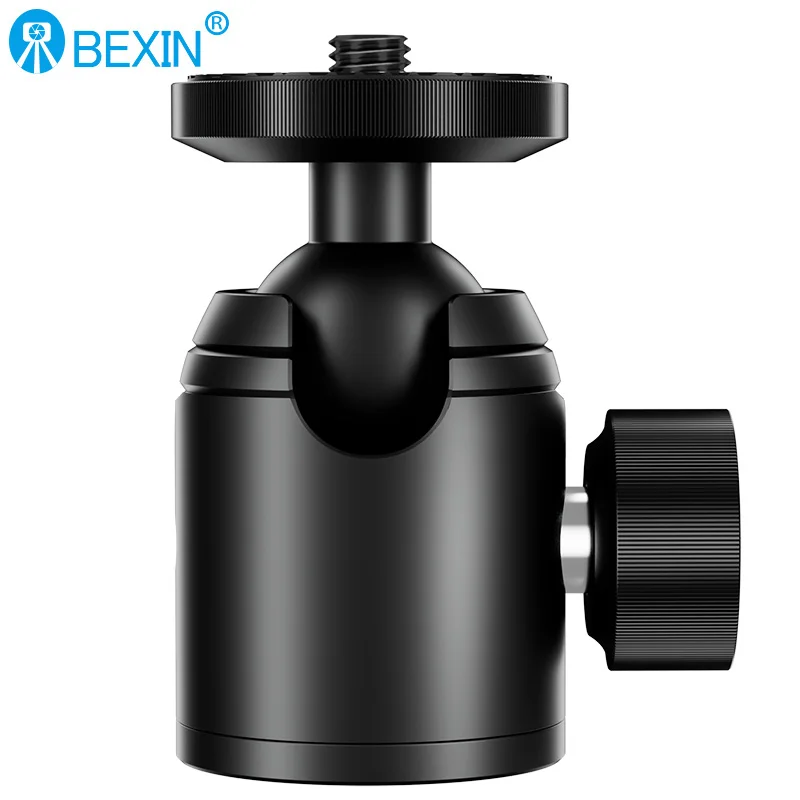 BEXIN 1/4 Thread Mini Tripod Ball Head 360 Degree Swivel used for camera extension bracket flash Mobile phone selfie stick