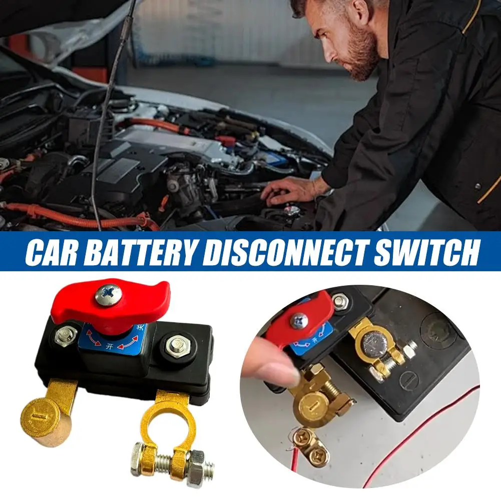 12V 24V Dual Voltage Batterij Master Afgesneden Schakelaar Zinklegering Structuur Negatieve Pole Disconnect Tool Gratis knop PCB Ontwerp