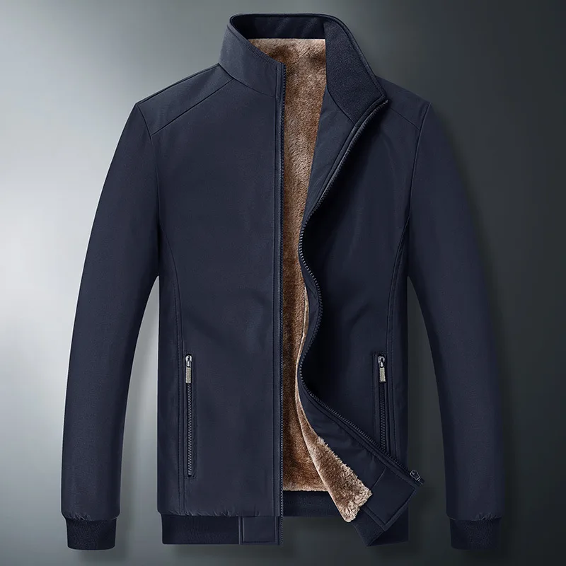 メンズパーカー秋冬新メンズジャケットフリースカラージャケットカジュアルコートメンズビジネスコートサイズ M-4XL 5XL 6XL 7XL 8XL 221
