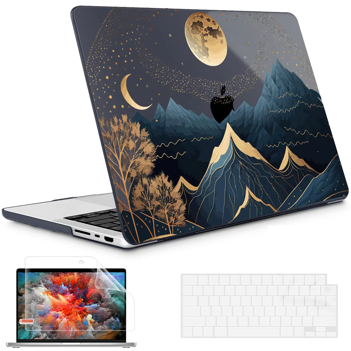 Funda de portátil para Macbook pro 16 A2991 A2485 M1 M2 Chip Air 13 2023 M3 Pro 14 A2992 A2918 para Macbook Pro 14 funda 2023 Air 15 A2941