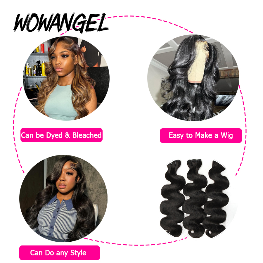 3/4 peças 28 30 Polegada pacotes virgem remy cabelo brasileiro onda do corpo cabelo humano cor natural 100% extensões de peruca de cabelo de seda