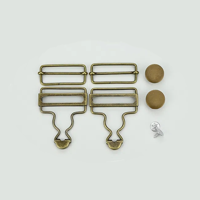 Stainless Suspenders Buckles Jeans Suspenders Hooks Denim Pants Strap Buckle Rompers Overall Accessories Multiple Specifications