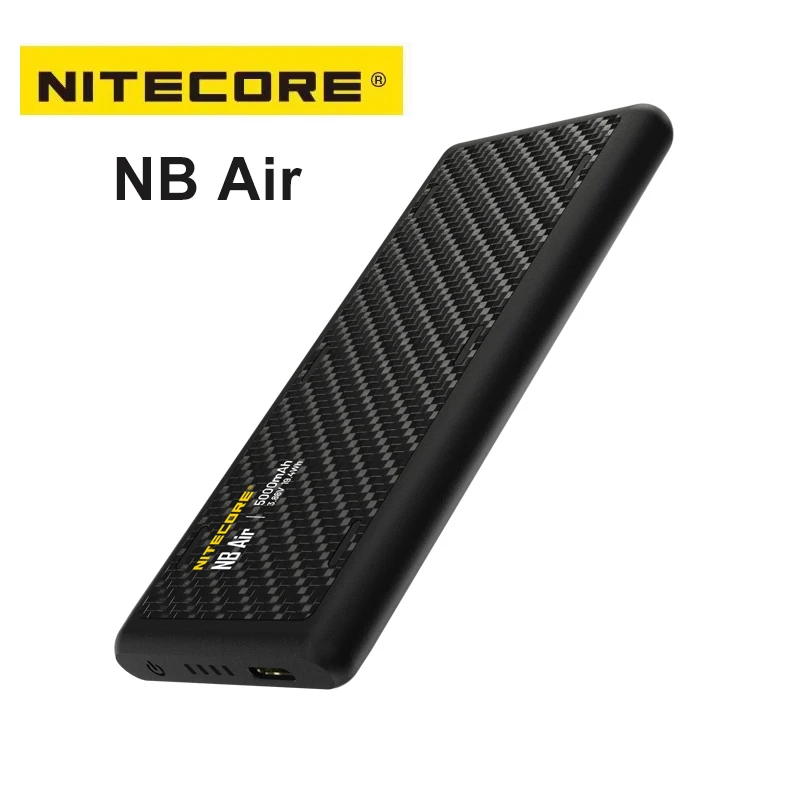 NITECORE NB Air Power Bank 5000mAh Mobile Powerbank IPX7 Waterproof  18W USB-C Fast Charge PD QC3.0 Output For SmartPhone