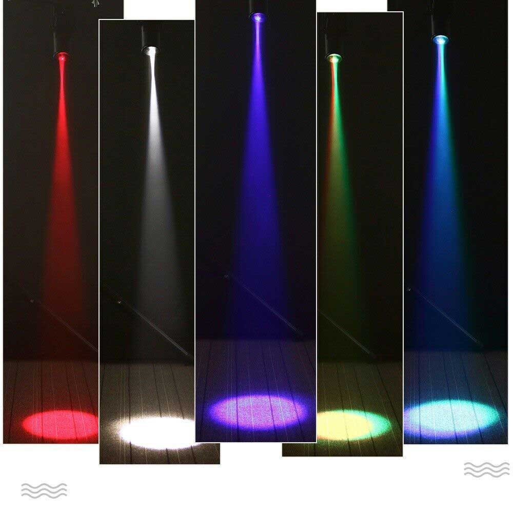 LED Disco Ball Light Beam Spot Light 30W DMX512 RGBW 4in1 Stage Pinspot Light Dmx สําหรับปาร์ตี้บาร์ DJ กิจกรรม Colorfull Spot ไฟ