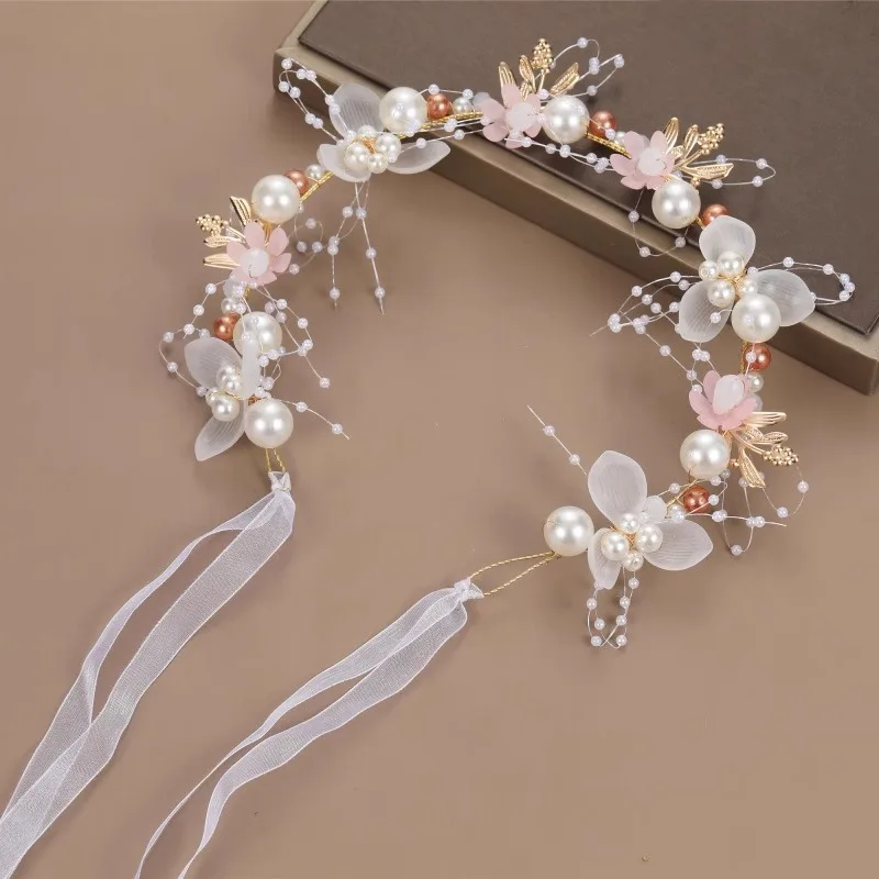 Kinderkrans Hoofddeksel Super Fairy Mori Kroon Hoofdband Prinses Bloemenmeisje Hoofd Bloemenmeisje Verjaardag Show Haaraccessoires