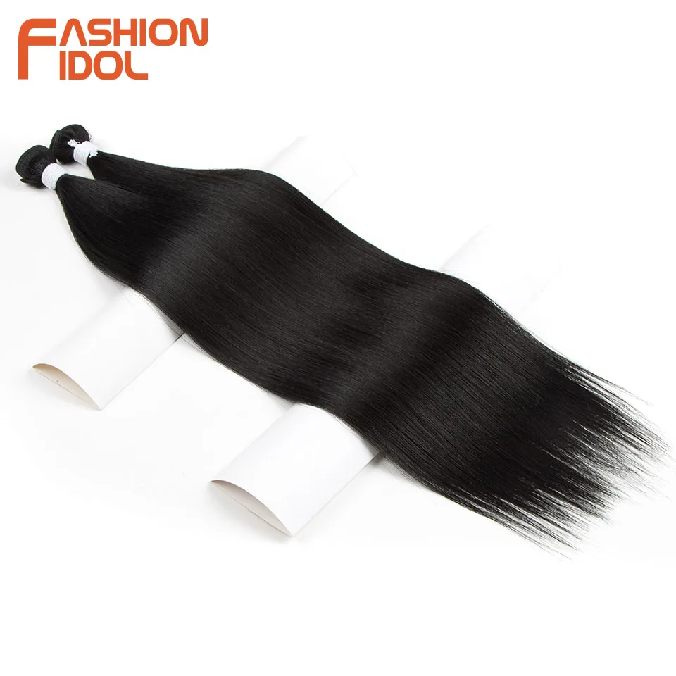 Yaki Thẳng Tóc Salon Tổng Hợp Tự Nhiên Tóc Bó Nhiều Màu Sắc Cao Nhiệt Độ Sợi Tóc Vàng Giả Tóc Miễn Phí Vận Chuyển