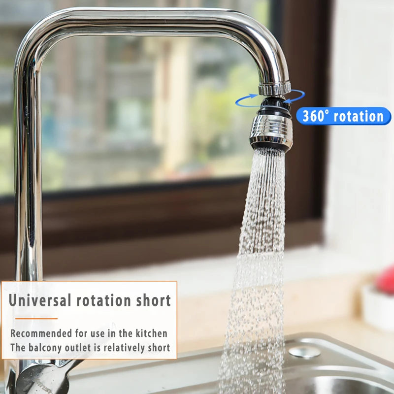 Vật Dụng Nhà Bếp 2 Chế Độ 360 Xoay Được Bubbler Áp Lực Cao Vòi Mở Rộng Tiết Kiệm Nước Phòng Tắm Nhà Bếp Phụ Kiện Cung Cấp