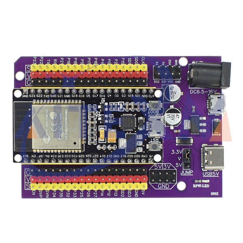 Placa de desenvolvimento esp32 TYPE-C/micro usb cp2102 wifi + bluetooth dual core ESP32-DevKitC-32 ESP-WROOM-32 placa de expansão 38 pinos