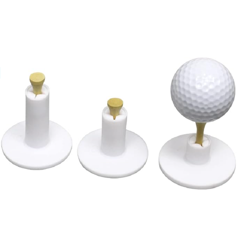 Camisetas de práctica de Golf, 3 piezas empaquetadas, 25mm/38mm/50mm, camiseta de goma para Golf, deporte interior y exterior para campo de conducción y estera de práctica