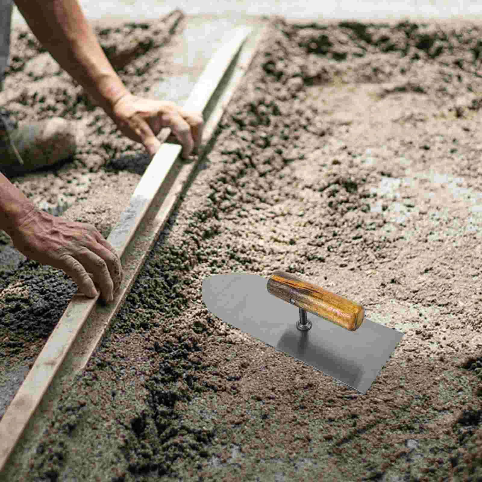 Cazzuola per calcestruzzo Strumento per cazzuola a mano Strumento per finitura in calcestruzzo Strumento per cazzuola per intonaco Utensili manuali per cazzuola per calcestruzzo in acciaio