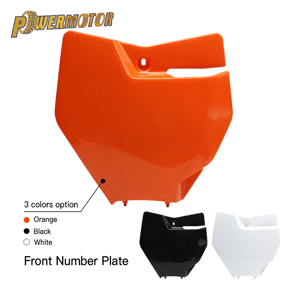 Placa de matrícula para Motocross Enduro, máscara plana para motocicleta, Dirt Bike para KTM EXC XC SX XC-F SX-F SMR 125 a 450, soporte de número Universal