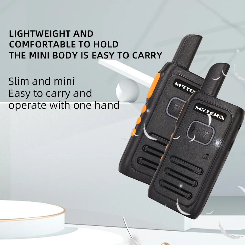Walkie Talkie Mini Retevis USB Type C Phone MXT-300PMR FRRadio Walkie-Talkies  Two-way Radio Portable radio PTT Hotel